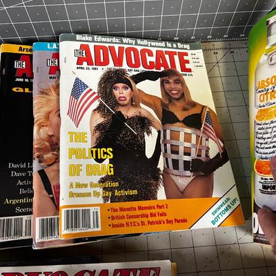 Large Collection of Advocate Magazine 1980's 