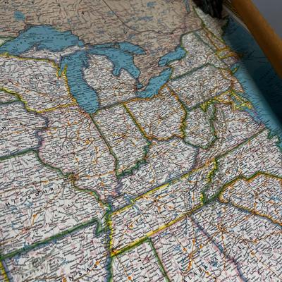 Rolled Map of the United States by National Geographic