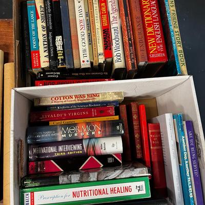 2 Boxes of Books A variety of kinds