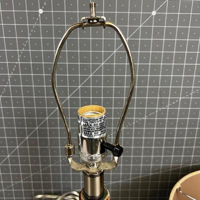 Small Table Lamp, Green Ceramic