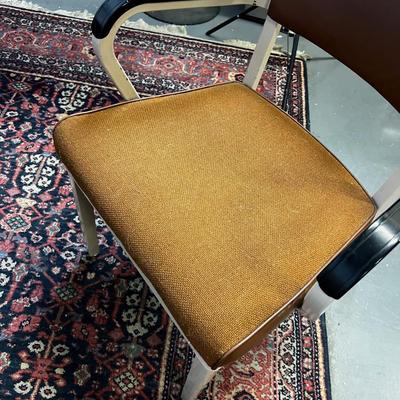 Vintage 1960 TANKER Desk Chair Brown & Tan 
