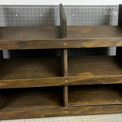 Walnut Colored Show Cubby