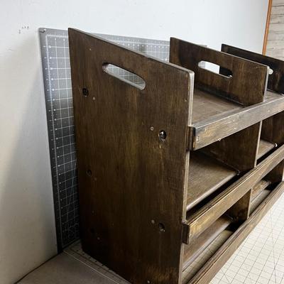 Walnut Colored Show Cubby