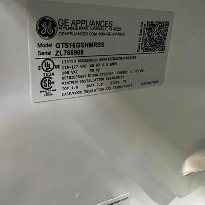 General Electric Stainless Steel Refrigerator 