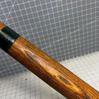 University of Utah Sticker on an OLD BAT 