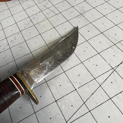 Western Fixed Blade Hunting Knife with Sheath