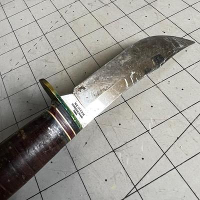 Western Fixed Blade Hunting Knife with Sheath