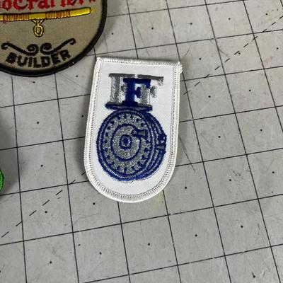 3 Vintage Fishing Patches