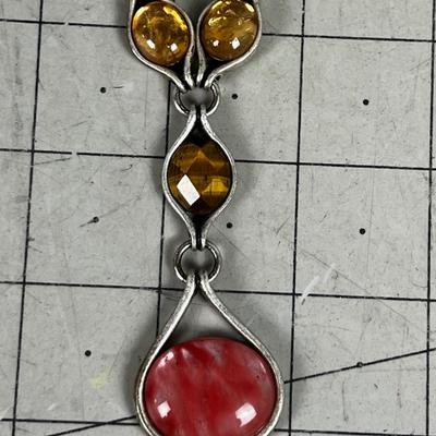 Lia Sophia Pinky Stone Necklace