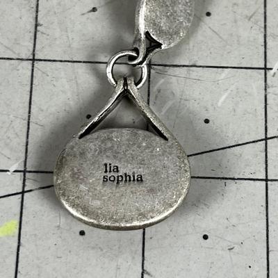 Lia Sophia Pinky Stone Necklace