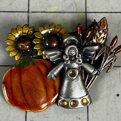 KC Signed Autumn PIN Enamel FUN! 