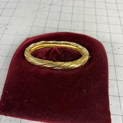Swarovski Gold And Crystal Bracelet 