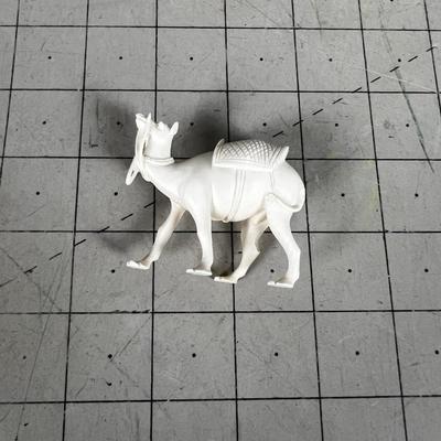 Carved Bone Camel Figurine