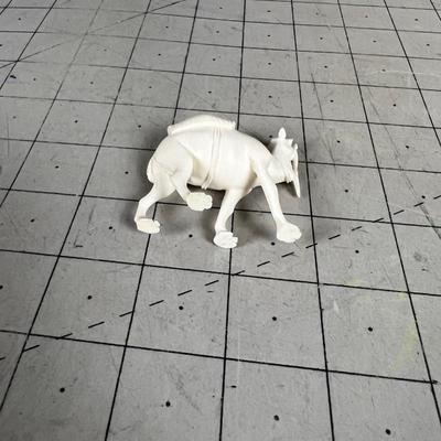 Carved Bone Camel Figurine