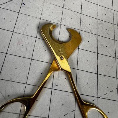 Stainless Gold Toned Soligen Cigar Cutters 