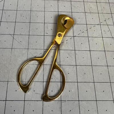 Stainless Gold Toned Soligen Cigar Cutters 