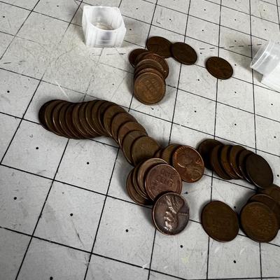 50 Wheat Pennies 