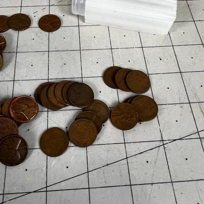 50 Wheat Pennies 