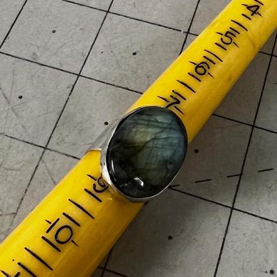 Large Oval Laborite Ring