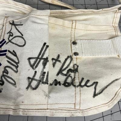 Signed Utah Jazz Tool Belt: Malone, Eaton, Hot Rod Huntley Etc. COLLECTOR ITEM