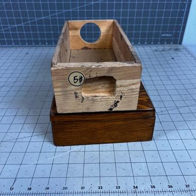 Wood Boxes (2)  