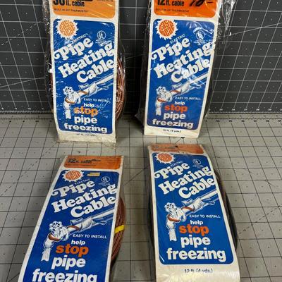 4 Packages of Pipe Heating Cable 