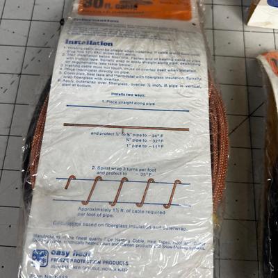4 Packages of Pipe Heating Cable 