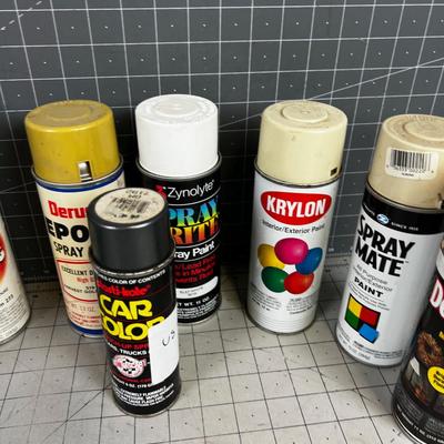 Lot of Spray Paint
