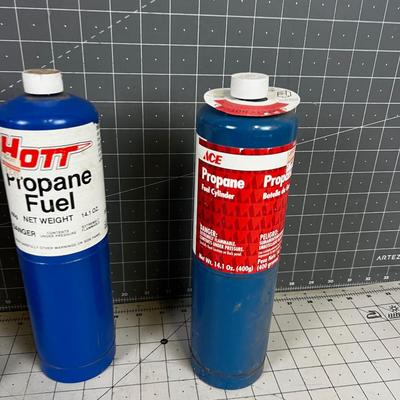 (4) Bottles of Propane Fuel 