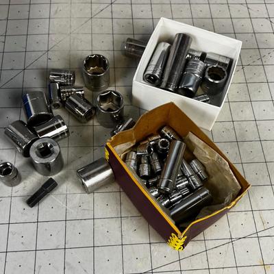 Bunch of Sockets SK & Craftsman 