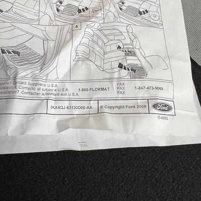 2008 Ford Explorer Floor Mat Set 