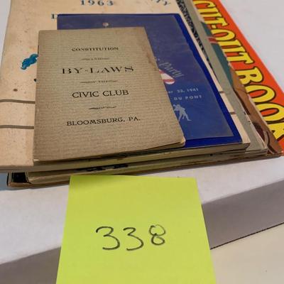 Vintage Ephemera Lot Childrenâ€™s Book Montgomery Co Directory +++