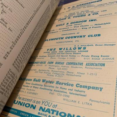 Vintage Ephemera Lot Childrenâ€™s Book Montgomery Co Directory +++