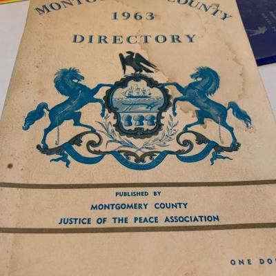 Vintage Ephemera Lot Childrenâ€™s Book Montgomery Co Directory +++