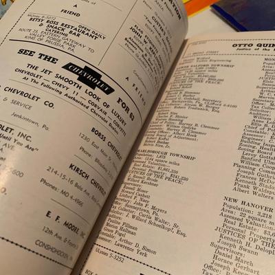 Vintage Ephemera Lot Childrenâ€™s Book Montgomery Co Directory +++