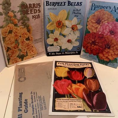 1920s/30s Flower/Vegetable Seed Catalogs