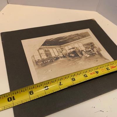 Antique Auto Mechanics Shop Photo