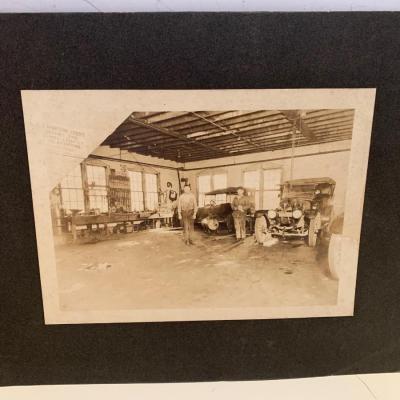 Antique Auto Mechanics Shop Photo