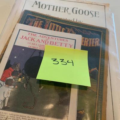 Late 1800s/Early 1900s Childrenâ€™s Books Lot