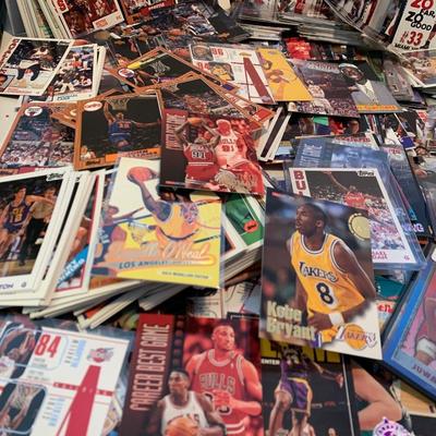 Huge 1990s Basketball Card Lot Jordan and more