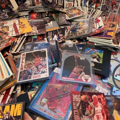 Huge 1990s Basketball Card Lot Jordan and more