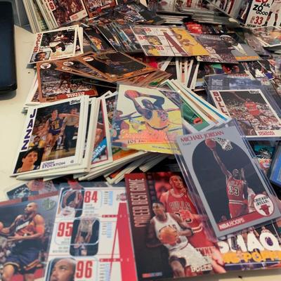 Huge 1990s Basketball Card Lot Jordan and more