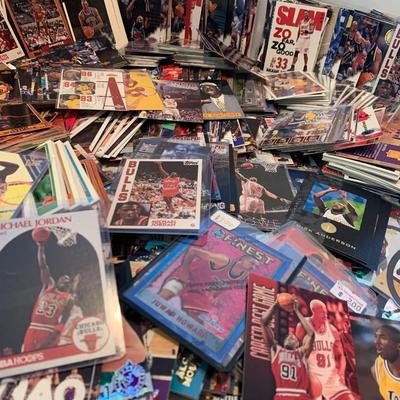 Huge 1990s Basketball Card Lot Jordan and more