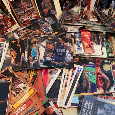 Huge 1990s Basketball Card Lot Jordan and more