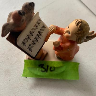 Goebel Hummel Girl with Song Book Birds Singing Lot 310