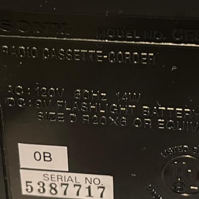 Sony Boombox & LG Blu-Ray Player (BR-MG)