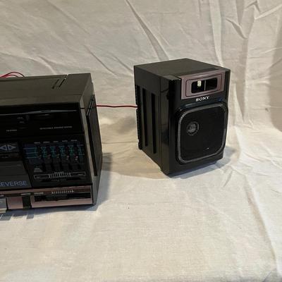 Sony Boombox & LG Blu-Ray Player (BR-MG)