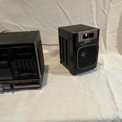 Sony Boombox & LG Blu-Ray Player (BR-MG)