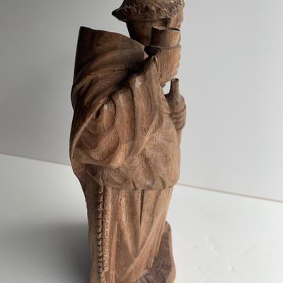 Hand Carved Wood Figurine From Ecudor