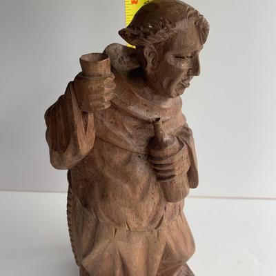 Hand Carved Wood Figurine From Ecudor